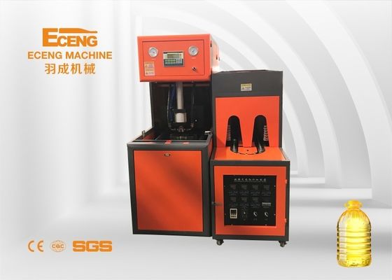 1 ক্যাভিটি সেমি অটো বোতল ব্লোয়িং মেশিন 5000ml PET Preform ব্লোয়িং