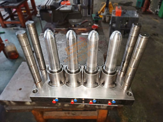 Eceng PET Blow Mould Manufacturers 4 Cavities প্লাস্টিক বোতল ছাঁচ SGS ISO