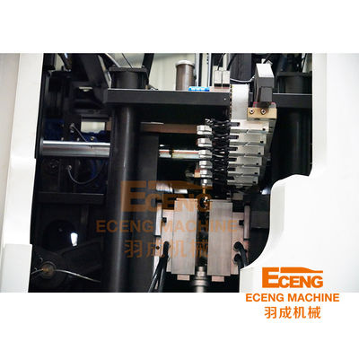 380V 50HZ 6 ক্যাভিটি স্ট্রেচ ব্লো মোল্ডিং মেশিন 5.5*1.8*1.9m