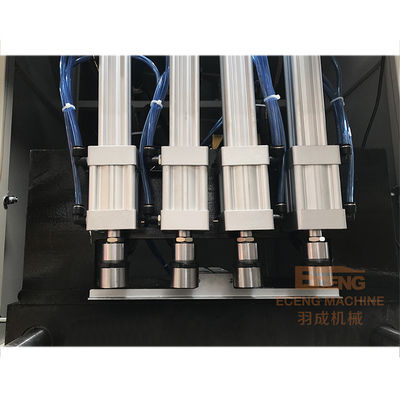 SMC 4 ক্যাভিটি PET স্ট্রেচ ব্লো মোল্ডিং মেশিন XINJIE PLC কন্ট্রোল