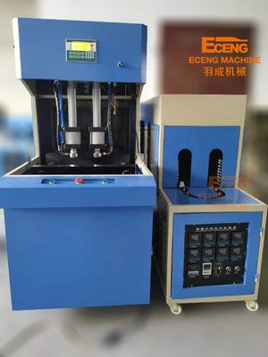 পানীয় বোতল 5000ml সেমি অটোমেটিক PET স্ট্রেচ ব্লো মোল্ডিং মেশিন 2 ক্যাভিটি