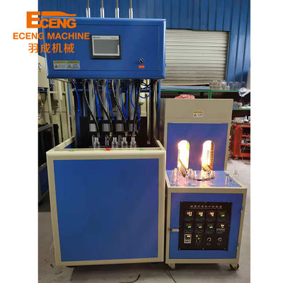 16KW সেমি অটো বোতল ব্লোয়িং মেশিন 4 ক্যাভিটি প্লাস্টিক কন্টেইনার ম্যানুফ্যাকচারিং